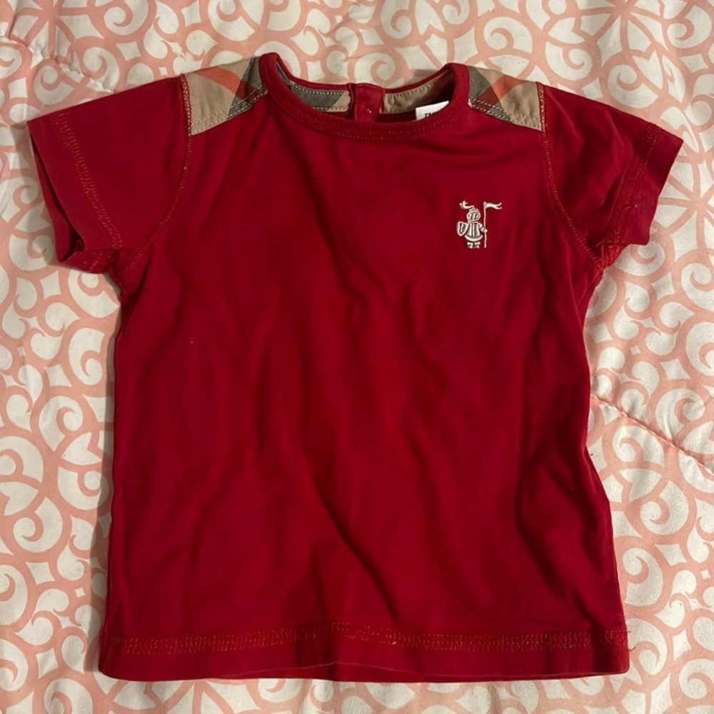 Burberry children 9 month shirt